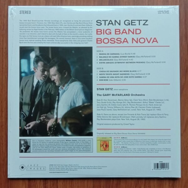 STAN GETZ - Big Band Bossa Nova