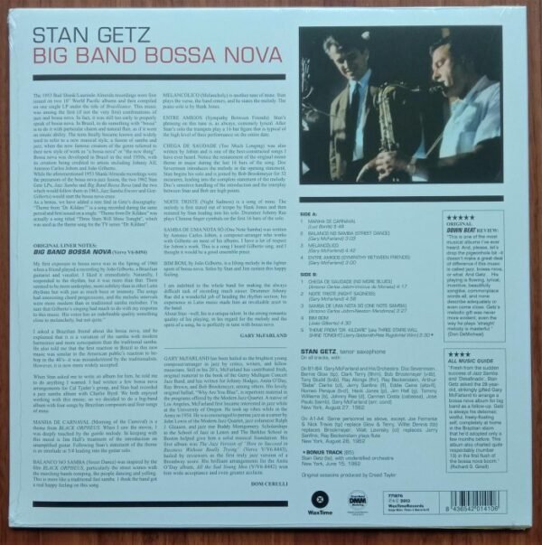 STAN GETZ - Big Band Bossa Nova